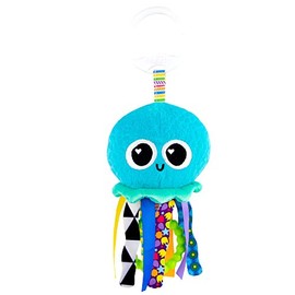 Lamaze L27194 Mini Clip & Go Sprinkles The Jellyfish, Clip on Pram and Pushchair Newborn, Sensory Toy for Babies Boys and Girls from 0-6 Months
