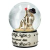 Romantic Skeleton Bride and Groom Snow Globe 13.5 cm -
