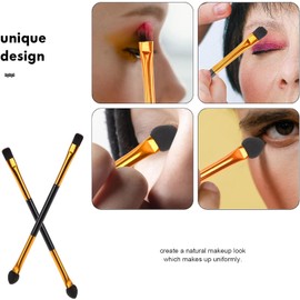 FOMIYES 30 Brochas De Maquillaje Desechables Aplicadores De Maquillaje De Ojos Juegos De Maquillaje Esponja De Sombra De Ojos Desechable Juego De Maquillaje Para Herramienta