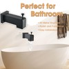 YASINU Square Tub Spout with Diverter, Matte Black