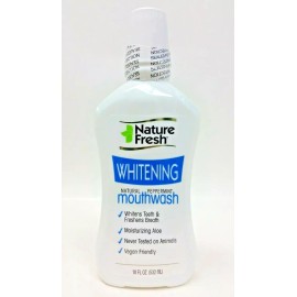 NatureFresh Whitening ( LOT 4 ) NatureFresh Whitening Natural Peppermint Mouthwash 18 FL oz Ea SEALED