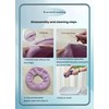 Elongated Washable Toilet Seat Cover - Extra Thick & Soft