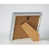 PLUSCHEN 6x6 Blue Beige Square Picture Frame, 6x6 Resin Photo