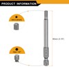 HARFINGTON 5pcs H4.0 Hex Head Drill Bit Wrench 4mm Metric
