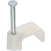 InLine 44020 Cable Clips 8 mm Square White Pack of