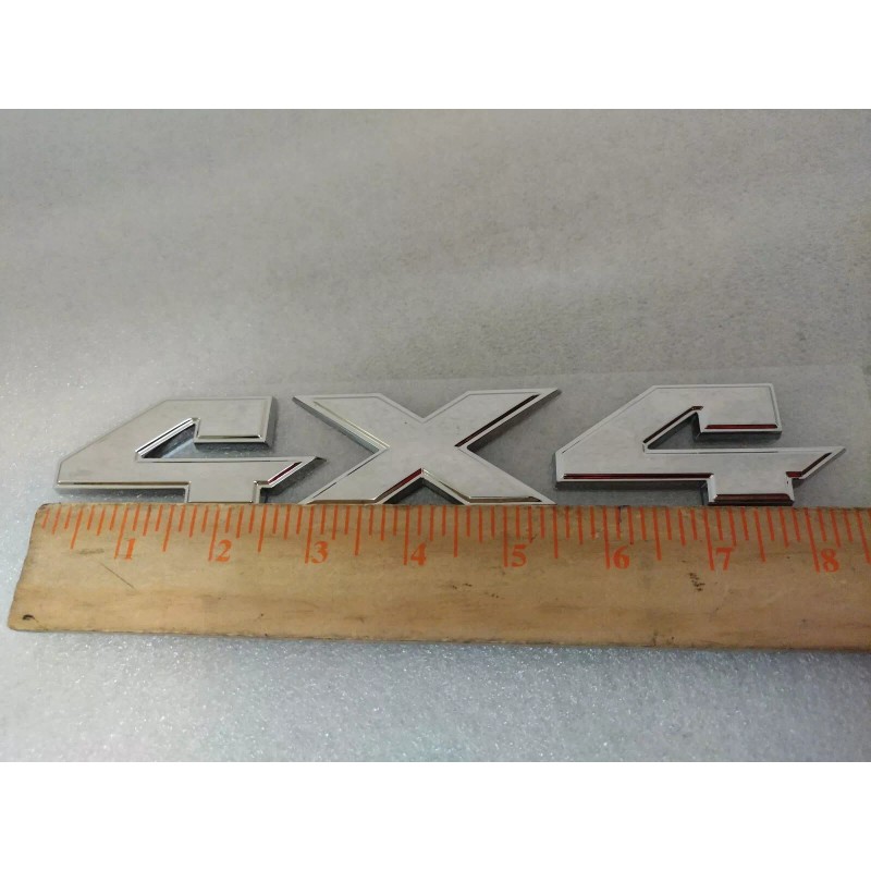 4x4 1500 2500 3500 Chrome 4X4 Truck Emblem Decal