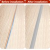 20Ft Floor Transition Strip Self Adhesive Carpet to Tile Floor