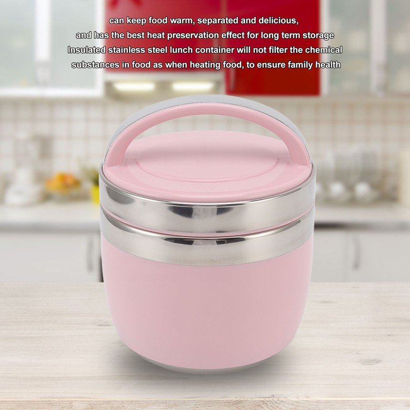 1.5L Vacuum Lunch Box 304 Stainless Steel Insulated Food Container