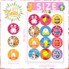 Pack of 12 Easter stickers, Easter egg stickers, Easter egg