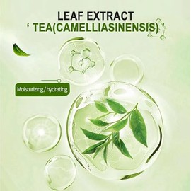 Green Tea Mask Stick,Mascarilla Limpiadora,Sólido Mascarilla de Limpieza Profunda,Máscara Arcilla De Limpieza Profunda Poros y Espinillas