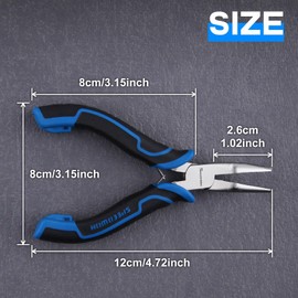 SPEEDWOX Mini Pliers Precision Tip Bending Pliers Tip Bending Pliers Tip Pliers Craft Pliers Mini Forged Tip Radio Pliers Horizontal Bending Radio Pliers with Spring No Jizzard Pro Hobby Mini Micro