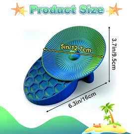 Hermit Crabs Running Wheel Toy with Climbing Platform, Hermit Crab Tank Accessories, for Hermit Crab Hamster Gerbils