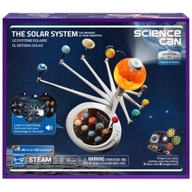 Science Can Solar System for Kids, Interactive Talking Solar System Model, STEM Planetarium Projector with 8 Planets, Space Toys Gift for Age 6-12 Boys & Girls, Classroom & Home Astronomy Learning
