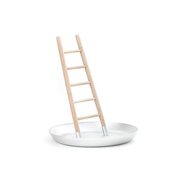 Kikkerland Jewellery Holder Ladder, Silver