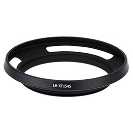 CELLONIC LH-XF1545 Lens Hood Compatible for Fuji Fujinon XC 15-45mm F3.5-5.6 OIS PZ Metal Screw-in Cylindrical/Round Sun Shade Protector Cover