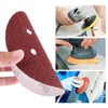 LotFancy 6-Inch 6-Hole 40 Grit Sanding Disc - Hook and