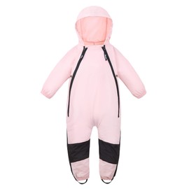 HAPIU Kids Toddler Rain Suit Muddy Buddy Waterproof Coverall,Pink,2T,Original