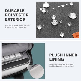 NIDOO 14 Inch Laptop Shoulder Bag Protective Messenger Carrying Case for 13" 13.6" MacBook Air/ 14" MacBook Pro/Surface Laptop 6 5/ ThinkPad X13 L13 L14 E14 T14 T14s P14s/ Yoga 7/ XPS 14/ Inspiron 14