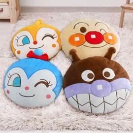 Bandai TO-2321300KK Cokin-chan Face Cushion, Back Pad Cushion, Diameter Approx. 11.8 inches (30 cm)