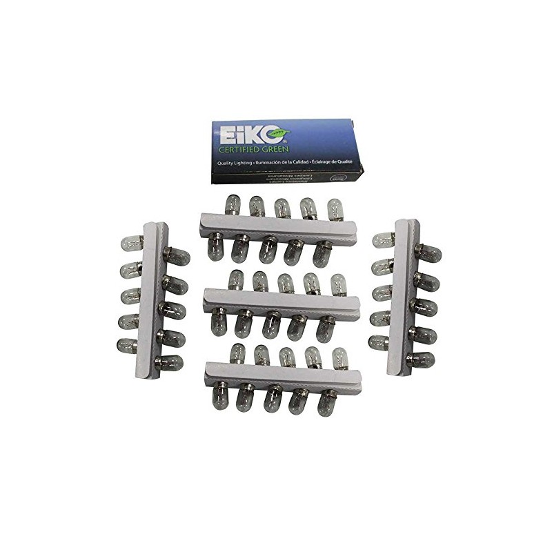 Eiko Pinball Light Bulb Lamps #47 - Set of 50,