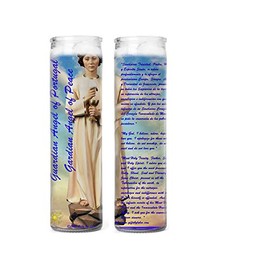 Guardian Angel of Portugal Anjo da Guarda de Portugal Holy Guardian Angel of Portugal Patron of Portugal Set of 2 Candles