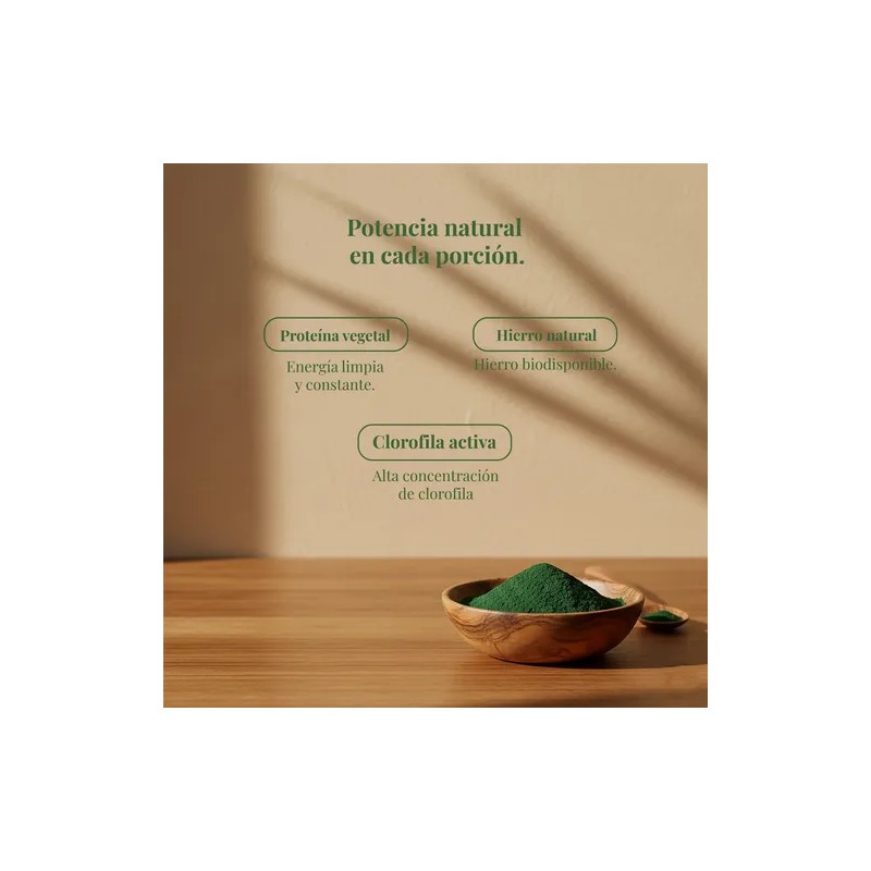 Espirulina En Polvo - 100g | Natura Roots®