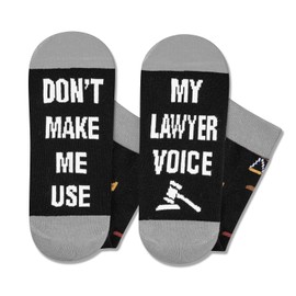 Zmart Lawyer Gifts for Men Women - Law School Graduation Gifts Attorney Gifts Social Justice Gifts, Lawyer Socks