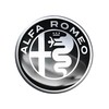 4R Quattroerre.it 3D Sticker Alfa Romeo Logo, Black and White,