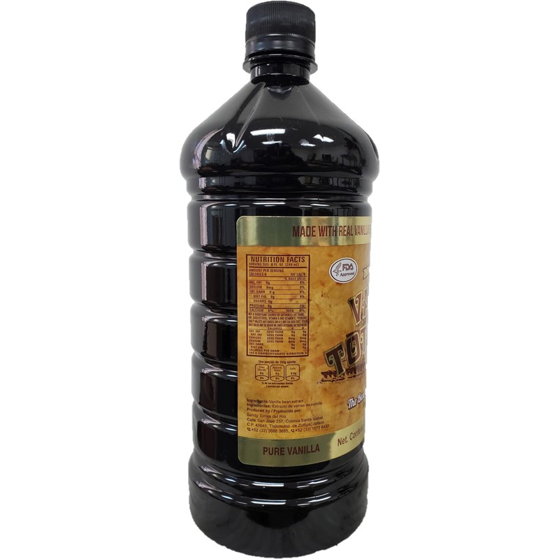 Mexican Vanilla Totonac’s - 33.2 Oz (1 Lt) Bottle -