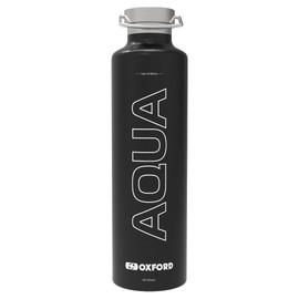 Oxford Aqua Water Bottle Insulated Flask, 1.0L, OX836, Black
