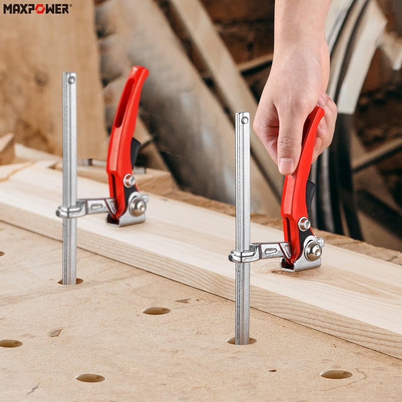 MAXPOWER Table Clamp Lever Clamp for Guide Rails with 200