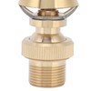 Brass Ice Tower Cedar Water Fountain Nozzle Spray Head Adjustable