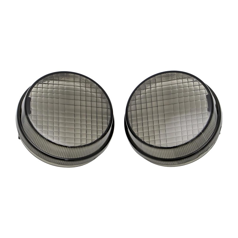 2 pcs Smoked Turn Signal Light Lens Covers Turn Signals