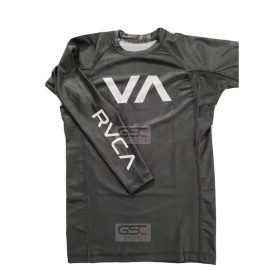 RVCA Men's Long Sleeve Fit Rash Guard BJJ RVCA Men's VA Rashguard large size