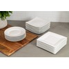 10 Strawberry Street Ceramic Simply White 6" Square Appetizer Plate,