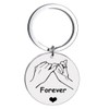 Medical ID Me Forever Pinky Promise Keyring Couples Best Friend