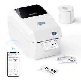 NIIMBOT Label Maker for Sticker Labels, K3 Label Printer Can Print Width 3.15 Inch Label Paper for Small Business and Home Office, Compatible with PC, 7 Android&3 iOS (White)
