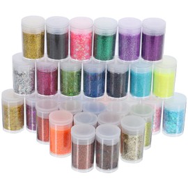IWOWHERO Color Manicure Sequins for Nail Art Decor Shiny Glitter Sequins for Creative Nail Designs and