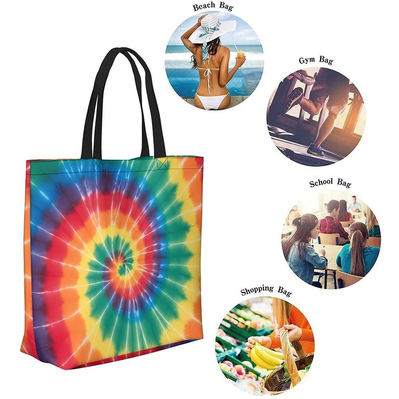 Muishi - Bolsa de lona grande para mujer, casual, bolsa