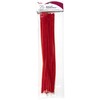 Cousin DIY Red Chenille Pipe Cleaners, 6mm x 12 inch,