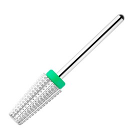 BNG 5-in-1 Cutter Bit for Gel Nails, Carbide Nail Cutter for Acrylic Nails, Professional 3/32 Inch Electric Nail Drill, Tungsten Steel Bits Manicure Pedicure Salon Tool (Coarse, Silver)