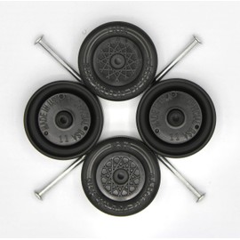 Maximum Velocity Ultralight BSA Pine Derby Wheels | Derby Car Wheels | 1.5 Gram Each | BSA Speed Axles