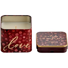 Via Mercato Natale Christmas HolidayGift Collection, Love, Candle