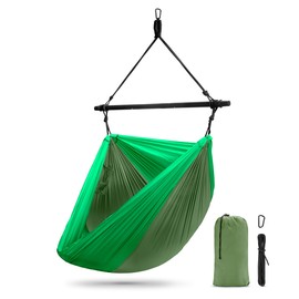 Sorbus Hanging Hammock Chair - Tree Pod Sensory Swing - Outdoor Camping Cacoon Chair - Collapsible and Lightweight Swings - Swinging Rocker Chairs for Camp, Travel, Hiking, Tent, Porch (500 lb Max)