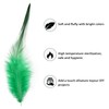 Feathers for Crafting,240pcs 5-7inch Green Craft Rooster Feathers,Saddle Hackle Feather,Bulk