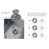 KANARY Kitchen Sink Basket Strainer Replacement for Standard Drains (3-1/2