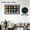 QIANSIHUANG Large Medal Display Shadow Box, 15 Sports Medal Display