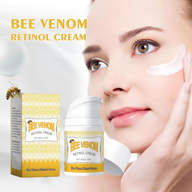 2PCS Bee Venom Retinol Cream, 2025 New Bee Venom Retinol