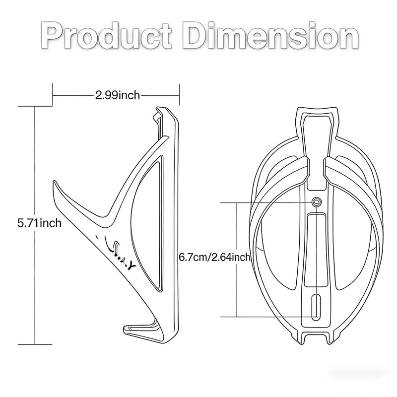 Original Scooter Water Bottle Holder Ultra-Light Bottle Cages with Screws