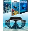 Aegend Swim Goggles with Nose Cover for Adults, Tempered Glass